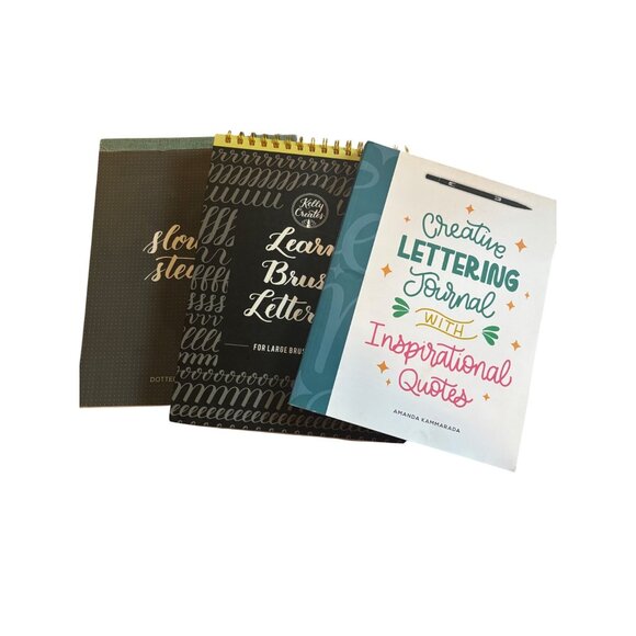 Lettering & Calligraphy Journal Set With Inspirational Quotes By Amanda Kammarad - Picture 2 of 9